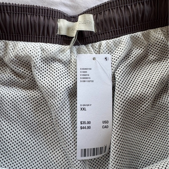 Men’s Urban Outfitters Standard Cloth Oliver Nylon Drawstring Short Size XXL - Picture 4 of 6